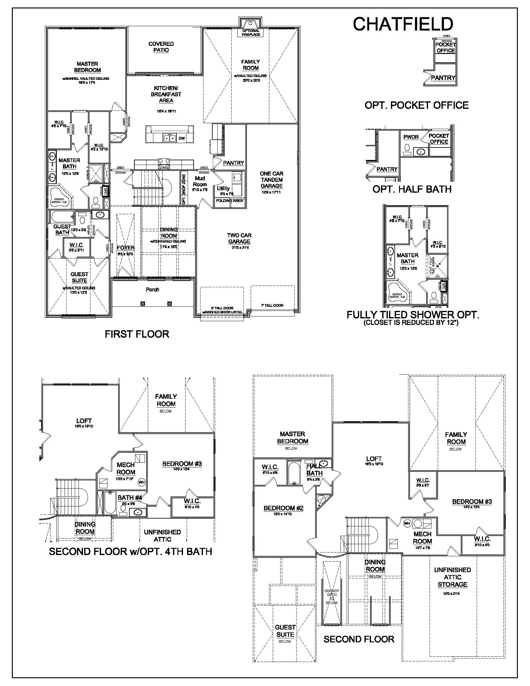 100 Versailles Floor Plan