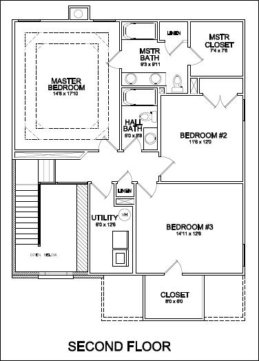 2nd floor master suite floor plans